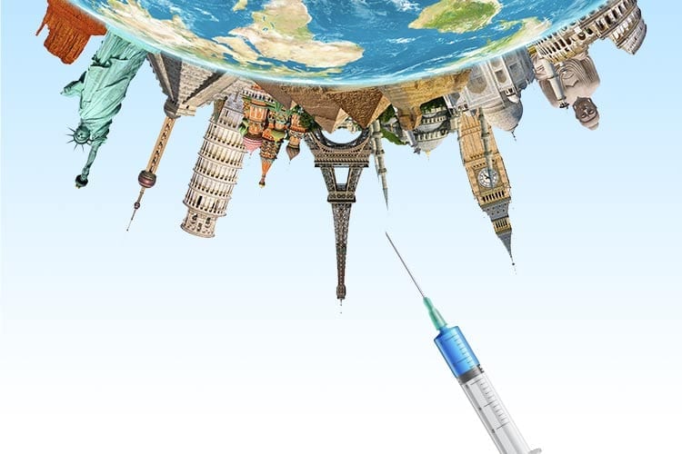 Vaccinated people can now travel internationally as several countries do away with RT-PCR report requirements. 