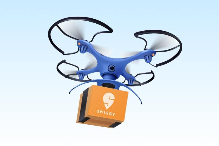 Swiggy, in association with ANRA Technologies, is set to carry out trials of drones delivering food in UP & Punjab. 