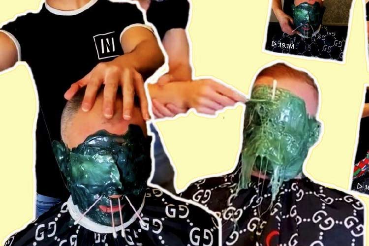 Web Viral Trends: Full Face Wax Challenge