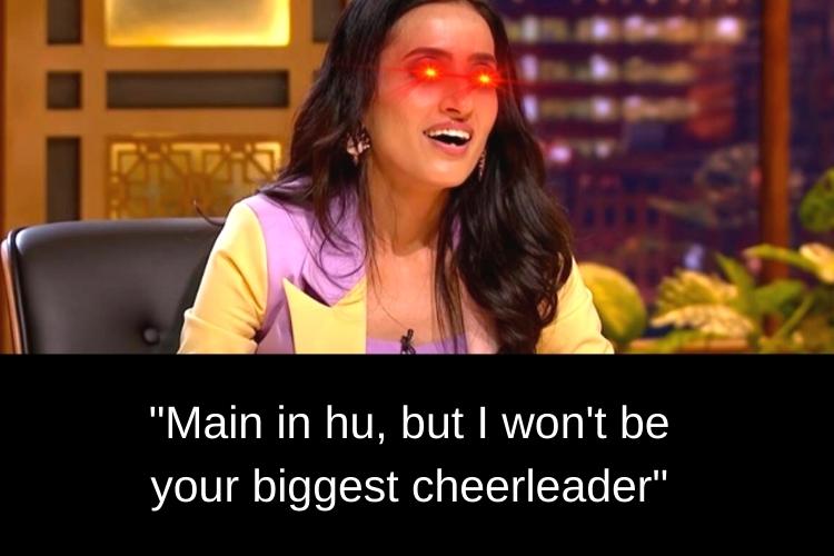 Meanwhile, Vineeta Singh in a parallel universe: The Sharks From Shark Tank India